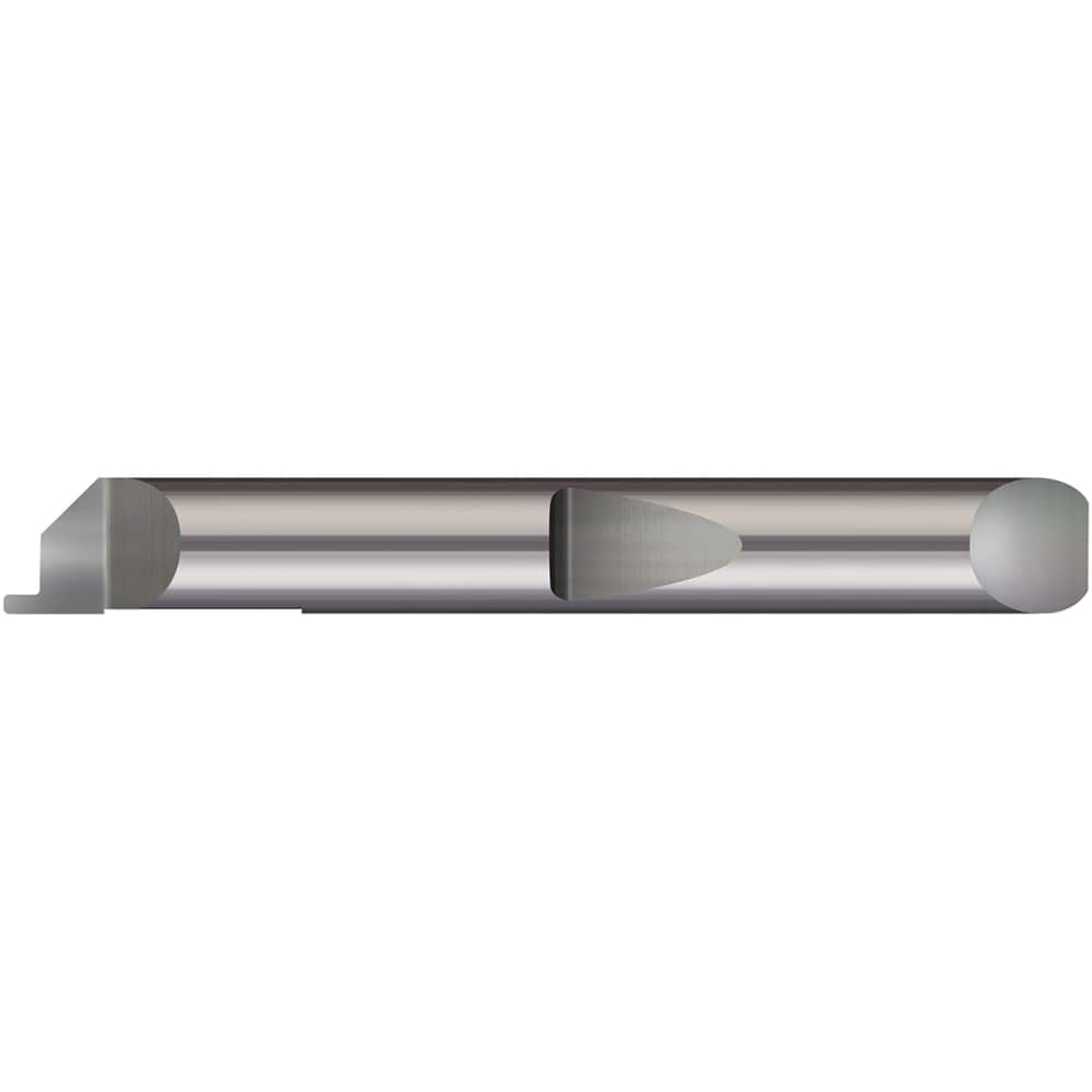 Micro 100 - Grooving Tools; Grooving Tool Type: Face ; Material: Solid Carbide ; Shank Diameter (Decimal Inch): 0.1875 ; Shank Diameter (Inch): 3/16 ; Groove Width (Decimal Inch): 0.0390 ; Projection (Decimal Inch): 0.0500 - Exact Tool & Supply