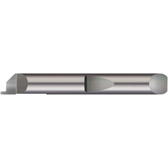 Micro 100 - Grooving Tools; Grooving Tool Type: Face ; Material: Solid Carbide ; Shank Diameter (Decimal Inch): 0.1875 ; Shank Diameter (Inch): 3/16 ; Groove Width (Decimal Inch): 0.0400 ; Projection (Decimal Inch): 0.0500 - Exact Tool & Supply