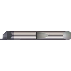 Micro 100 - Grooving Tools; Grooving Tool Type: Face ; Material: Solid Carbide ; Shank Diameter (Decimal Inch): 0.1875 ; Shank Diameter (Inch): 3/16 ; Groove Width (Decimal Inch): 0.0300 ; Projection (Decimal Inch): 0.0500 - Exact Tool & Supply