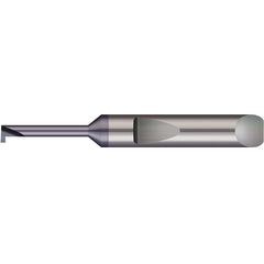 Micro 100 - Grooving Tools; Grooving Tool Type: Retaining Ring ; Material: Solid Carbide ; Shank Diameter (Decimal Inch): 0.1875 ; Shank Diameter (Inch): 3/16 ; Groove Width (Decimal Inch): 0.0200 ; Projection (Decimal Inch): 0.0200 - Exact Tool & Supply