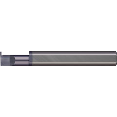 Micro 100 - Grooving Tools; Grooving Tool Type: Retaining Ring ; Material: Solid Carbide ; Shank Diameter (Decimal Inch): 0.2500 ; Shank Diameter (Inch): 1/4 ; Groove Width (Decimal Inch): 0.0300 ; Projection (Decimal Inch): 0.0500 - Exact Tool & Supply