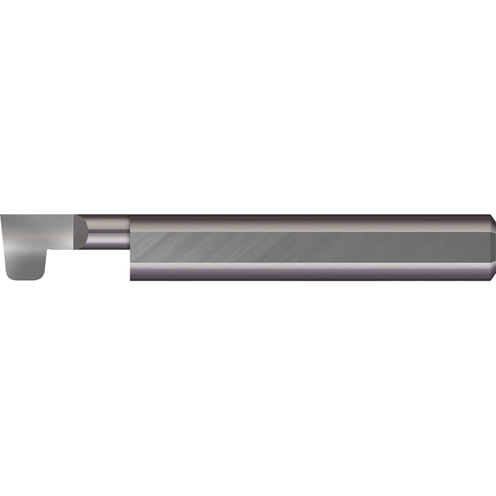 Micro 100 - Grooving Tools; Grooving Tool Type: O-Ring ; Material: Solid Carbide ; Shank Diameter (Decimal Inch): 0.2500 ; Shank Diameter (Inch): 1/4 ; Groove Width (Decimal Inch): 0.1440 ; Projection (Decimal Inch): 0.1000 - Exact Tool & Supply