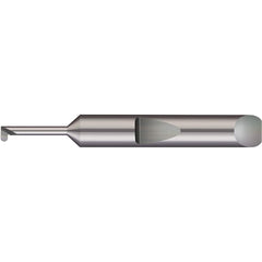 Micro 100 - Grooving Tools; Grooving Tool Type: Full Radius ; Material: Solid Carbide ; Shank Diameter (Decimal Inch): 0.1875 ; Shank Diameter (Inch): 3/16 ; Groove Width (Decimal Inch): 0.0300 ; Projection (Decimal Inch): 0.0300 - Exact Tool & Supply