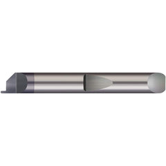 Micro 100 - Grooving Tools; Grooving Tool Type: Face ; Material: Solid Carbide ; Shank Diameter (Decimal Inch): 0.2500 ; Shank Diameter (Inch): 1/4 ; Groove Width (Decimal Inch): 0.0250 ; Projection (Decimal Inch): 0.0500 - Exact Tool & Supply