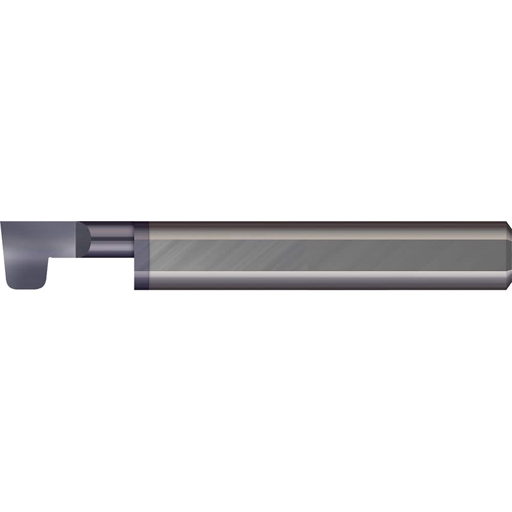 Micro 100 - Grooving Tools; Grooving Tool Type: O-Ring ; Material: Solid Carbide ; Shank Diameter (Decimal Inch): 0.2500 ; Shank Diameter (Inch): 1/4 ; Groove Width (Decimal Inch): 0.1440 ; Projection (Decimal Inch): 0.1000 - Exact Tool & Supply