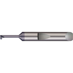Micro 100 - Grooving Tools; Grooving Tool Type: Full Radius ; Material: Solid Carbide ; Shank Diameter (Decimal Inch): 0.1875 ; Shank Diameter (Inch): 3/16 ; Groove Width (Decimal Inch): 0.0300 ; Projection (Decimal Inch): 0.0300 - Exact Tool & Supply