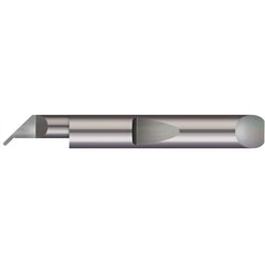 Micro 100 - Grooving Tools; Grooving Tool Type: Undercut ; Material: Solid Carbide ; Shank Diameter (Decimal Inch): 0.1875 ; Shank Diameter (Inch): 3/16 ; Groove Width (Decimal Inch): 0.0200 ; Projection (Decimal Inch): 0.0500 - Exact Tool & Supply