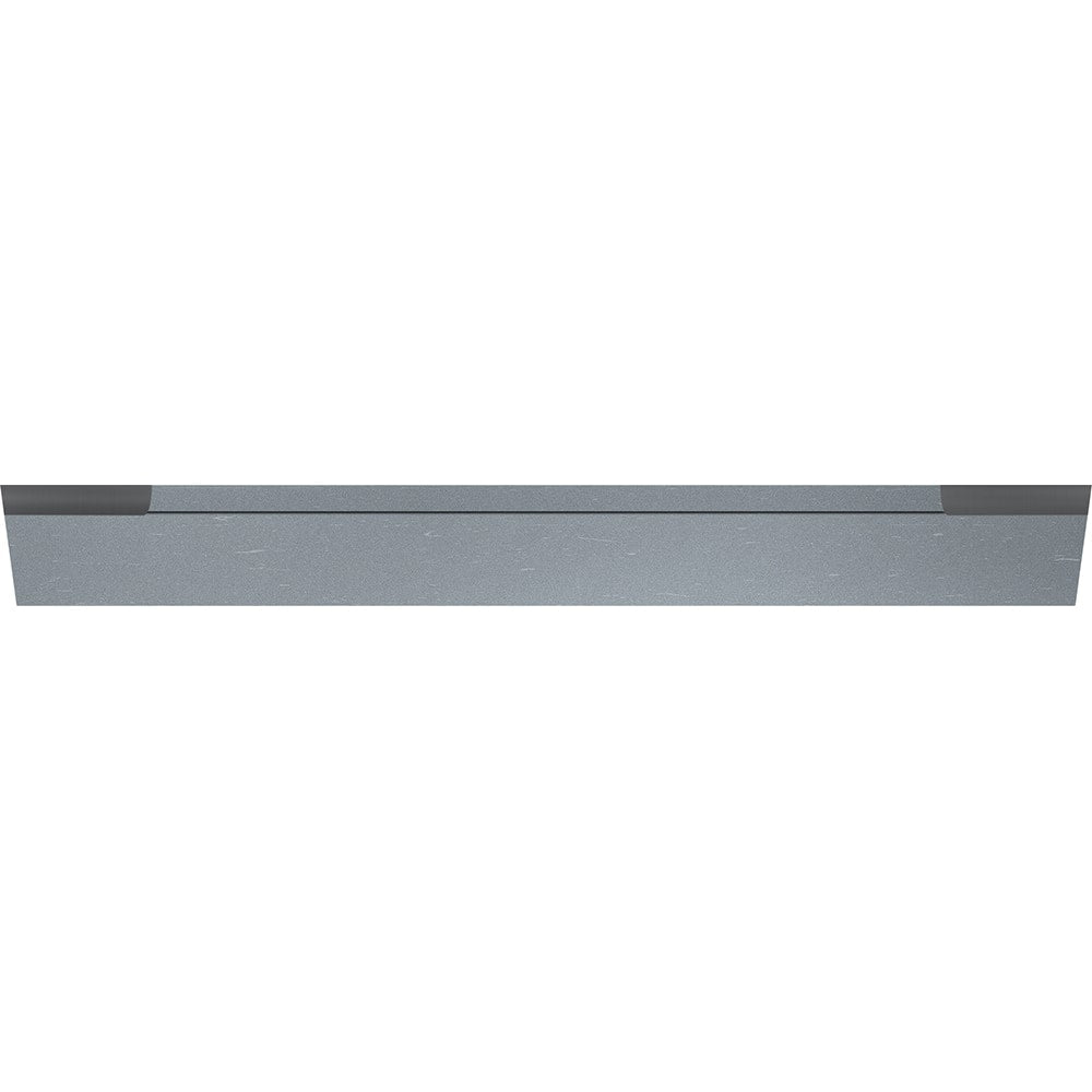 Micro 100 - Cut-Off Blades; Blade Style: Parallel ; Width (Decimal Inch): 0.1250 ; Width (Inch): 1/8 ; Height (Inch): 11/16 ; Material: Brazed Solid Carbide ; Finish/Coating: Uncoated - Exact Tool & Supply