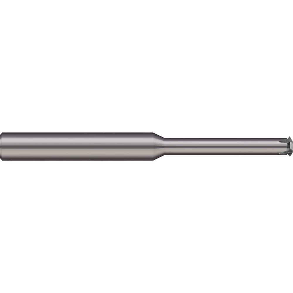 Micro 100 - Single Profile Thread Mills; Maximum Threads Per Inch: 64 ; Minimum Threads Per Inch: 32 ; Thread Type: Internal/External ; Minimum Nominal Diameter (Inch): #6 ; Cutting Diameter (Inch): 0.1000 ; Shank Diameter (Inch): 1/8 - Exact Tool & Supply
