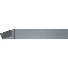 Micro 100 - Single-Point Tool Bits; Tip Material: Carbide ; Tool Bit Style: BL ; Tool Bit Type: Forming ; Cutting Direction: Left Hand ; Shank Width/Diameter (Decimal Inch): 0.4375 ; Shank Width/Diameter (Inch): 7/16 - Exact Tool & Supply