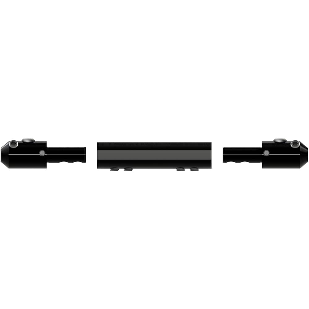 Micro 100 - Boring & Grooving Bar Holders; Inside Diameter (Inch): 1/4 ; Inside Diameter (Decimal Inch): 0.2500 ; Outside Diameter (Decimal Inch): 0.4372 ; Overall Length (Decimal Inch): 2.31300 ; Through Coolant: Yes ; Series: QDH - Exact Tool & Supply
