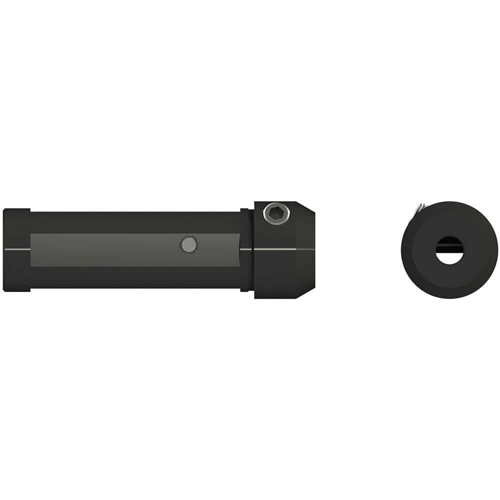 Micro 100 - Boring & Grooving Bar Holders; Inside Diameter (Inch): 3/16 ; Inside Diameter (Decimal Inch): 0.1875 ; Outside Diameter (Decimal Inch): 12.0000 ; Outside Diameter (Inch): 12 ; Overall Length (Decimal Inch): 2.80000 ; Through Coolant: Yes - Exact Tool & Supply