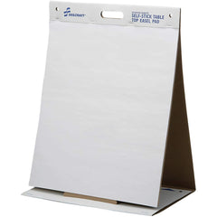 Ability One - Easel Pads & Accessories; Display/Marking Boards Accessory Type: Easel Pads ; For Use With: Table Top Easel Display ; Detailed Product Description: Skilcraft Self-Stick Tabletop Easel Pad, 20 X 23, White - Exact Tool & Supply