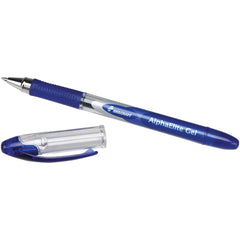 Ability One - Pens & Pencils; Type: Gel Pen ; Color: Blue ; Tip Type: Medium - Exact Tool & Supply