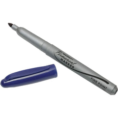 Ability One - Markers & Paintsticks; Type: Permanent Marker ; Color: Blue ; Ink Type: Water Base ; Tip Type: Fine - Exact Tool & Supply