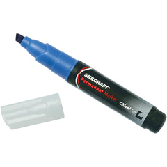 Ability One - Markers & Paintsticks; Type: Permanent Marker ; Color: Blue ; Ink Type: Water Base ; Tip Type: Chisel - Exact Tool & Supply