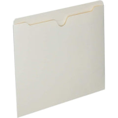 Ability One - File Folders, Expansion Folders & Hanging Files; Folder/File Type: File Jackets ; Color: Manila ; Index Tabs: Yes ; Tab Cut Location: Straight ; File Size: Letter ; Box Quantity: 50 - Exact Tool & Supply