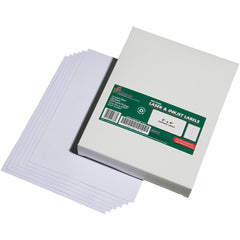 Ability One - Labels, Ribbons & Tapes; Type: Address Labels ; Color: White ; For Use With: Laser & Inkjet Printers ; Width (Inch): 2 ; Length (Inch): 4 ; Number of Labels: 2500 - Exact Tool & Supply