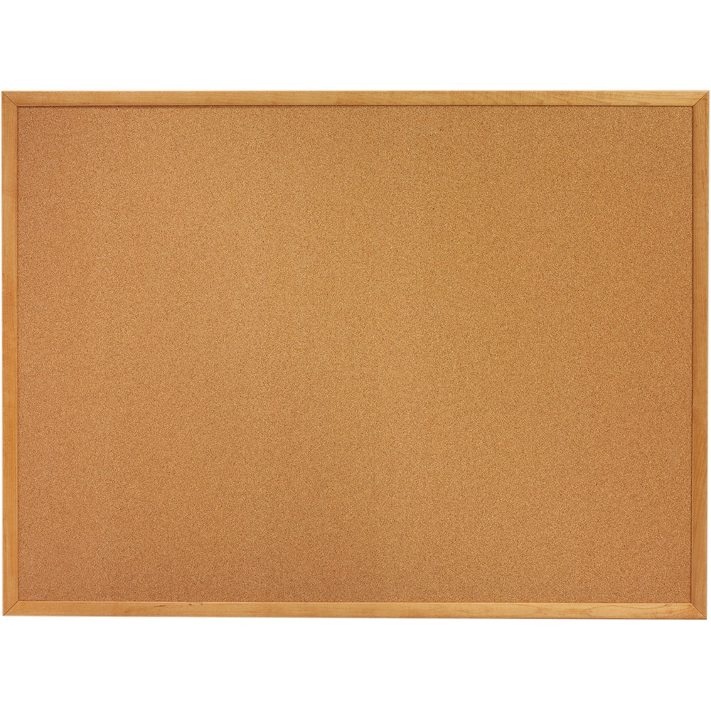 Ability One - Cork Bulletin Boards; Style: Bulletin ; Color: Natural ; Material: Cork ; Width (Inch): 12 ; Height (Inch): 36 - Exact Tool & Supply