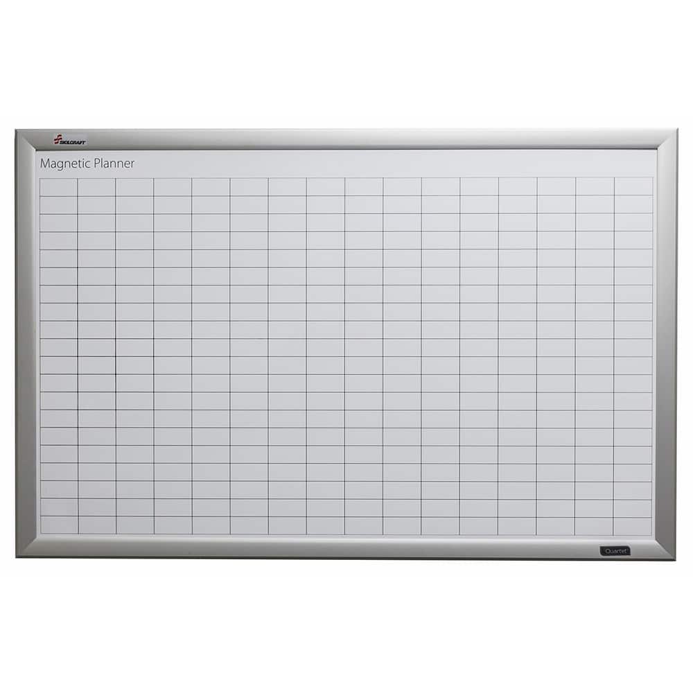 Ability One - Whiteboards & Magnetic Dry Erase Boards; Height (Inch): 36 ; Width (Inch): 24 ; Material: Steel; Fiberboard; Mylar; Foil; Aluminum - Exact Tool & Supply