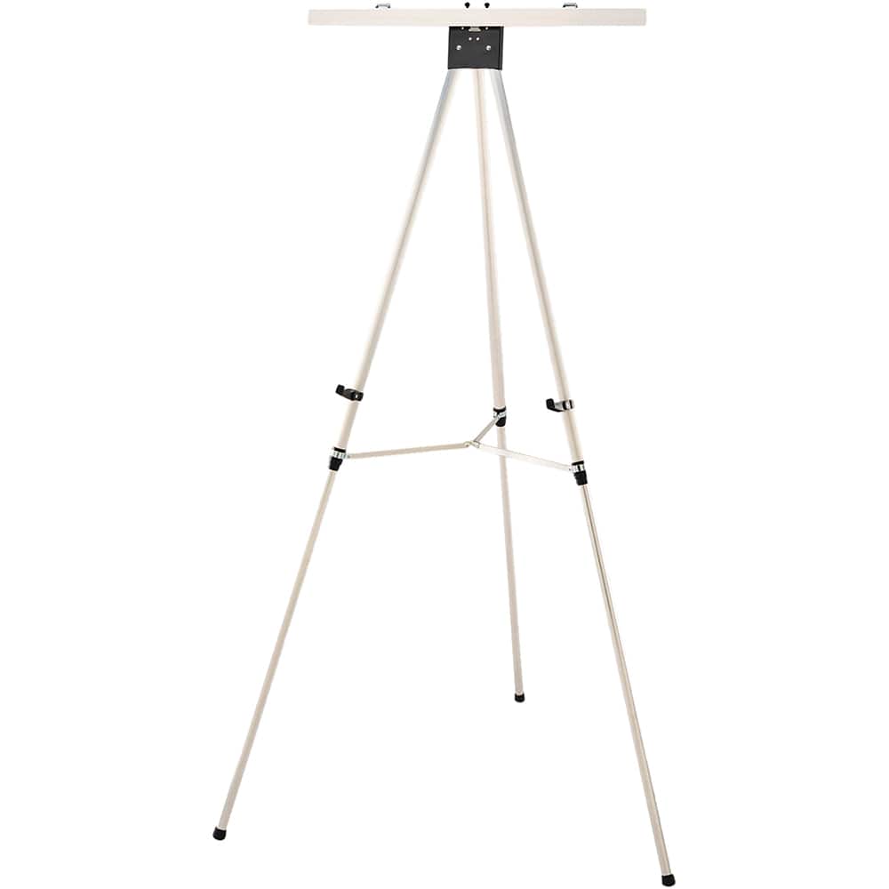 Ability One - Easel Pads & Accessories; Display/Marking Boards Accessory Type: Flip Chart Easel ; For Use With: Flip Charts ; Detailed Product Description: Quartet Display Easel Tripod, Aluminum, Adjustable - Exact Tool & Supply