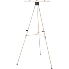 Ability One - Easel Pads & Accessories; Display/Marking Boards Accessory Type: Flip Chart Easel ; For Use With: Flip Charts ; Detailed Product Description: Quartet Display Easel Tripod, Aluminum, Adjustable - Exact Tool & Supply