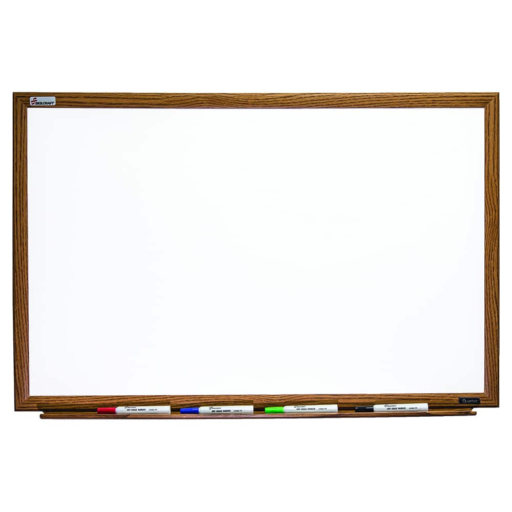 Ability One - Whiteboards & Magnetic Dry Erase Boards; Height (Inch): 36 ; Width (Inch): 24 ; Material: Porcelain - Exact Tool & Supply