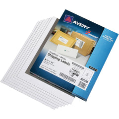 Ability One - Labels, Ribbons & Tapes; Type: Shipping Labels ; Color: White ; For Use With: Laser Printers ; Width (Inch): 8-1/2 ; Length (Inch): 11 ; Number of Labels: 100 - Exact Tool & Supply