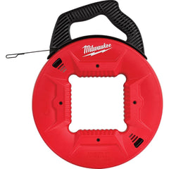 Milwaukee Tool - Fish Tape; Tape Type: Fish Tape ; Material: Polymer ; Overall Length (Feet): 100 ; Tape Width (Inch): 2.17 ; Tape Width (Decimal Inch): 2.17 ; Tape Thickness (Inch): 1/4 - Exact Tool & Supply