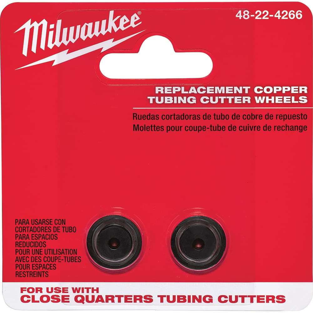 Milwaukee Tool - Cutter Replacement Parts; Type: Cutting Wheel ; Cuts Material Type: Copper ; For Use With: Tubing Cutter ; Cutting Depth: 0.30 (Inch) - Exact Tool & Supply