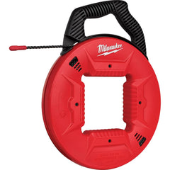 Milwaukee Tool - Fish Tape; Tape Type: Fish Tape ; Material: Polymer ; Overall Length (Feet): 100 ; Tape Width (Inch): 2.17 ; Tape Width (Decimal Inch): 2.17 ; Tape Thickness (Inch): 1/4 - Exact Tool & Supply