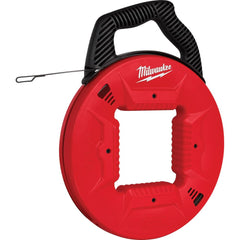 Milwaukee Tool - Fish Tape; Tape Type: Fish Tape ; Material: Polymer ; Overall Length (Feet): 120 ; Tape Width (Inch): 2.17 ; Tape Width (Decimal Inch): 2.17 ; Tape Thickness (Inch): 1/8 - Exact Tool & Supply