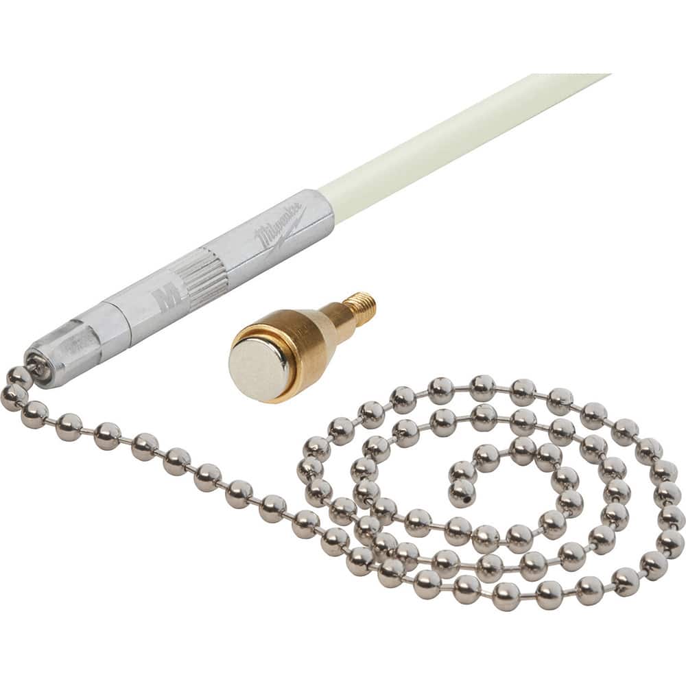 Milwaukee Tool - Line Fishing System Kits & Components; Component Type: Fish Rod Kit ; Includes: Fish Stick Magnetic Tip & Chain ; Number of Pieces: 2 - Exact Tool & Supply