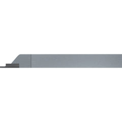 Micro 100 - Single-Point Tool Bits; Tip Material: Carbide ; Tool Bit Style: GS ; Tool Bit Type: Grooving ; Cutting Direction: Neutral ; Shank Width/Diameter (Inch): 3/8 ; Shank Height (Inch): 3/8 - Exact Tool & Supply