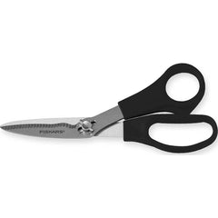 Fiskars - Scissors & Shears; Blade Material: Stainless Steel ; Handle Material: Plastic ; Length of Cut (Inch): 2.3 ; Handle Style: Take Apart ; Overall Length Range: 7" - Exact Tool & Supply