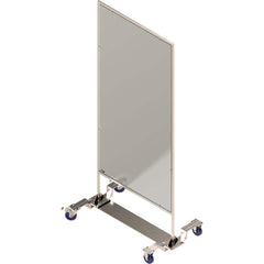 Rockford Systems - Office Cubicle Partitions; Type: Social Distancing Partition ; Width (Inch): 40 ; Height (Inch): 72 ; Color: Clear ; Mount Type: Self-Supporting ; Thickness (Inch): 1 - Exact Tool & Supply