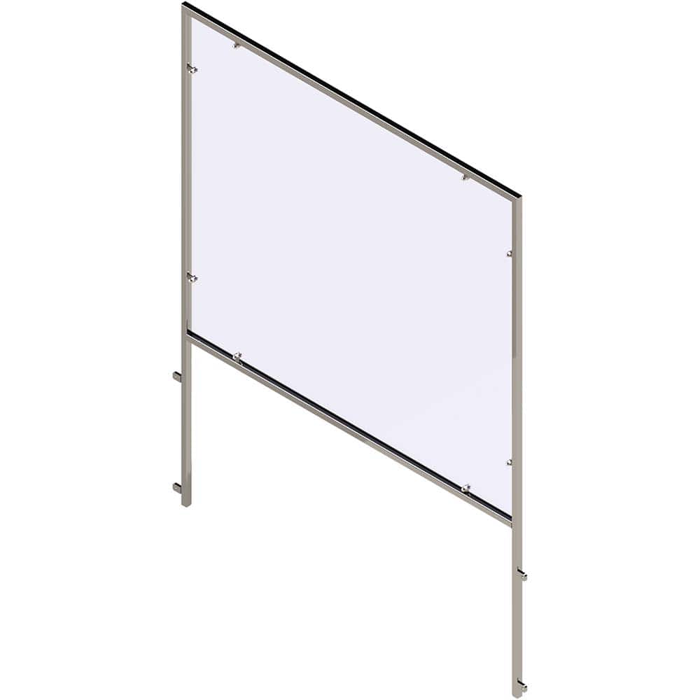 Rockford Systems - Office Cubicle Partitions; Type: Social Distancing Partition ; Width (Inch): 24 ; Height (Inch): 24 ; Color: Clear ; Mount Type: Mountable ; Thickness (Inch): 1 - Exact Tool & Supply