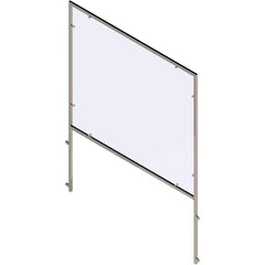 Rockford Systems - Office Cubicle Partitions; Type: Social Distancing Partition ; Width (Inch): 24 ; Height (Inch): 24 ; Color: Clear ; Mount Type: Mountable ; Thickness (Inch): 1 - Exact Tool & Supply