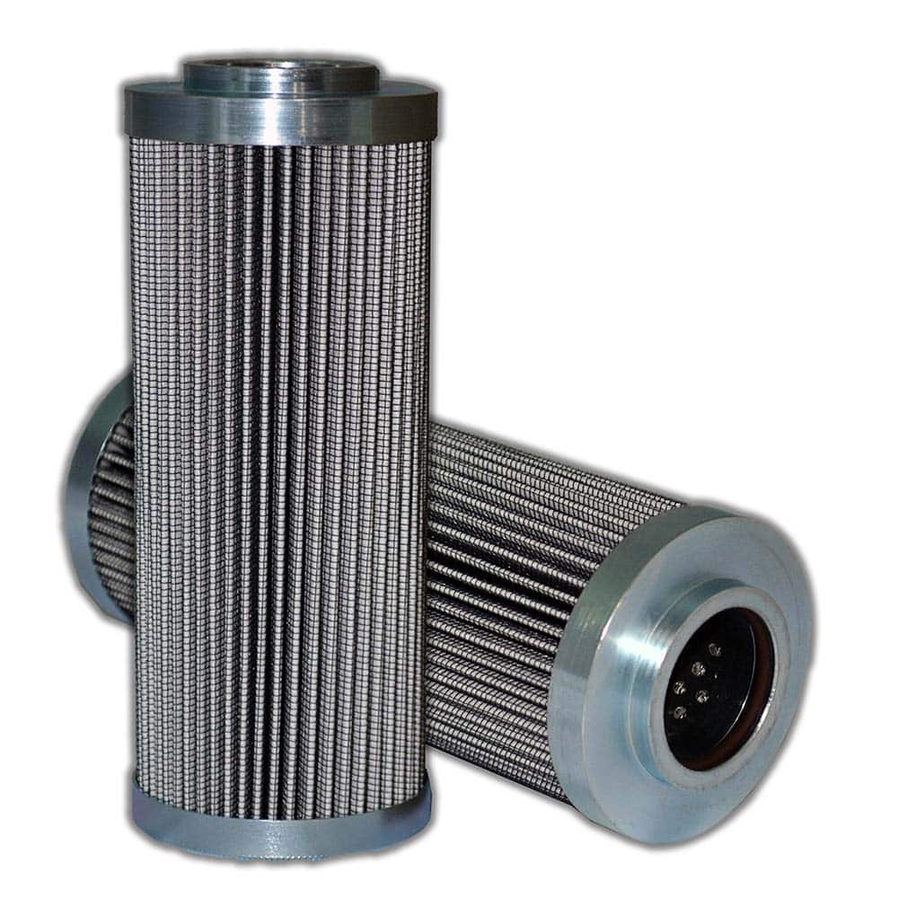 Replacement/Interchange Hydraulic Filter Element: Microglass, 10  µ