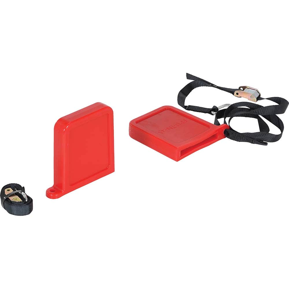 Vestil - Forklift Attachments; Type: Fork Tip Protectors ; Fork Width (Inch): 7-1/4 ; Width (Inch): 7-3/4 ; Overall Height (Inch): 1-1/2 ; Length (Inch): 7-1/4 - Exact Tool & Supply