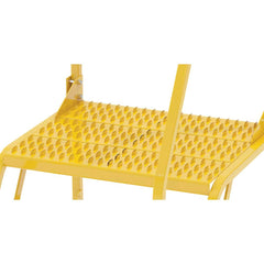Vestil - Rolling & Wall Mounted Ladders & Platforms; Type: Maintenance Ladder ; Style: Portable Maintenance Ladder ; Number of Steps / Rungs: 2 ; Height (Inch): 50 ; Load Capacity (Lb.): 350.000 ; Base Width (Inch): 29-1/2 - Exact Tool & Supply