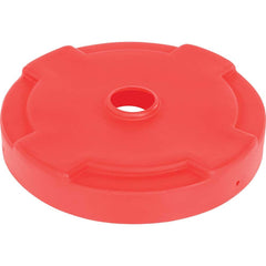 Vestil - Trash Can & Recycling Container Lids; Lid Shape: Round ; Container Shape: Round ; Container Size Compatibility (Gal.): 55 ; Color/Finish: Red ; Color: Red ; For Use With: 55 gal. Steel Drum - Exact Tool & Supply