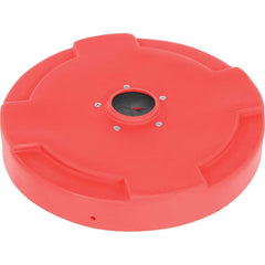 Vestil - Trash Can & Recycling Container Lids; Lid Shape: Round ; Container Shape: Round ; Container Size Compatibility (Gal.): 55 ; Color/Finish: Red ; Color: Red ; For Use With: 55 gal. Steel Drum - Exact Tool & Supply