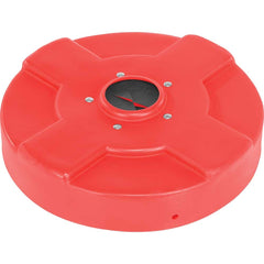 Vestil - Trash Can & Recycling Container Lids; Lid Shape: Round ; Container Shape: Round ; Container Size Compatibility (Gal.): 30 ; Color/Finish: Red ; Color: Red ; For Use With: 30 gal. Steel Drum - Exact Tool & Supply