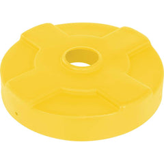 Vestil - Trash Can & Recycling Container Lids; Lid Shape: Round ; Container Shape: Round ; Container Size Compatibility (Gal.): 30 ; Color/Finish: Yellow ; Color: Yellow ; For Use With: 30 gal. Steel Drum - Exact Tool & Supply
