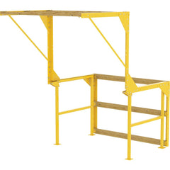 Vestil - Scaffolding; Type: Mezzanine Safety Gate ; Section: Guard Rail ; Length (Feet): 7.270 ; Height (Feet): 7.30 ; Height (Inch): 87.563000 ; Load Capacity (Lb.): 10000.000 - Exact Tool & Supply