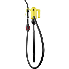 TeraPump - Fuel Transfer Pumps; GPM: 4.20 ; Hose Diameter: .95 (Inch); Inlet Size: 1-1/4 (Inch); Outlet Size: 0.62 (Decimal Inch) - Exact Tool & Supply