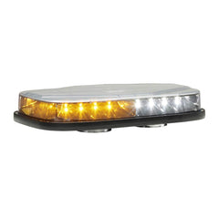 Federal Signal Corp - Emergency Light Assemblies; Type: Mini LED Lightbar ; Flash Rate: Variable ; Mount: Magnetic ; Color: Amber/White ; Power Source: 12-24V DC ; Overall Height (Decimal Inch): 1.9200 - Exact Tool & Supply