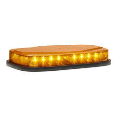 Federal Signal Corp - Emergency Light Assemblies; Type: Mini LED Lightbar ; Flash Rate: Variable ; Mount: Permanent ; Color: Amber ; Power Source: 12-24V DC ; Overall Height (Decimal Inch): 1.6200 - Exact Tool & Supply