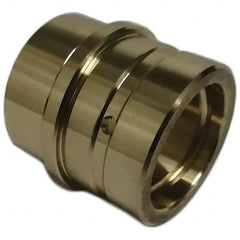Gibraltar - Die & Mold Straight Bushings; Material: Solid Bronze ; Overall Length (Inch): 1-3/4 ; Overall Length (Decimal Inch): 1-3/4 ; Inside Diameter (Inch): 1.0010 ; Body Diameter (Decimal Inch): 1.3755 ; Attachment Method: Press-Fit - Exact Tool & Supply